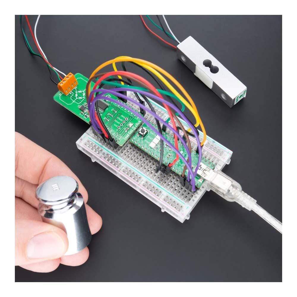 Mikroelektronika d.o.o. MIKROE-4940 Load Cell 6 Click Board - The Debug Store UK