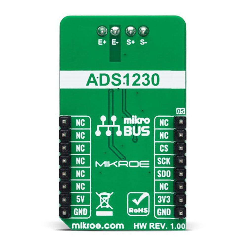 Mikroelektronika d.o.o. MIKROE-5276 Load Cell 7 Click Board - The Debug Store UK