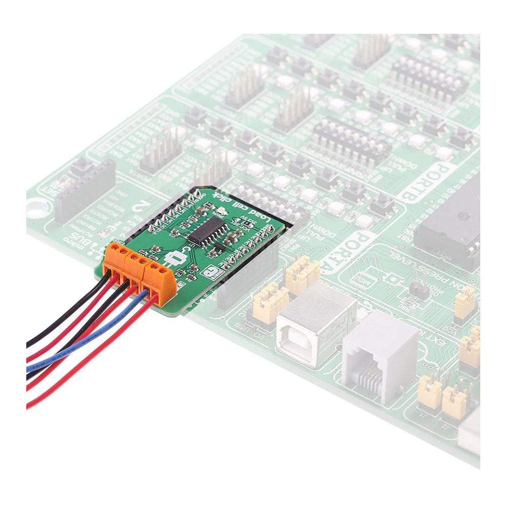 Mikroelektronika d.o.o. MIKROE-3168 Load Cell Click Board - The Debug Store UK