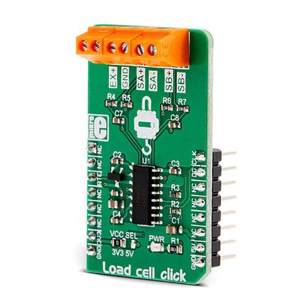 Mikroelektronika d.o.o. MIKROE-3168 Load Cell Click Board - The Debug Store UK