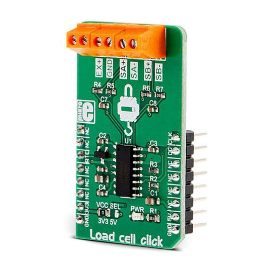 Mikroelektronika d.o.o. MIKROE-3168 Load Cell Click Board - The Debug Store UK