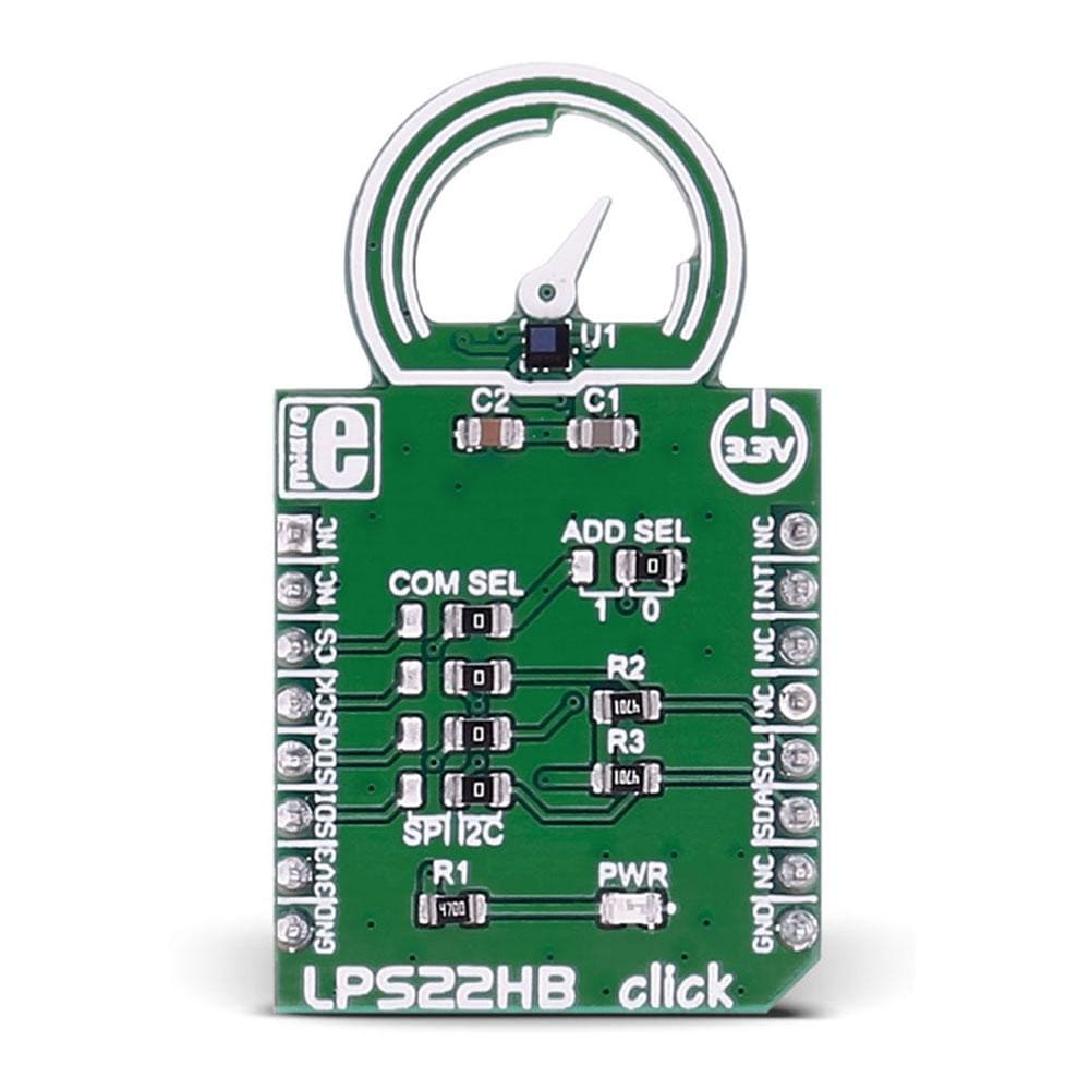 Mikroelektronika d.o.o. MIKROE-2665 LPS22HB Click Board - The Debug Store UK