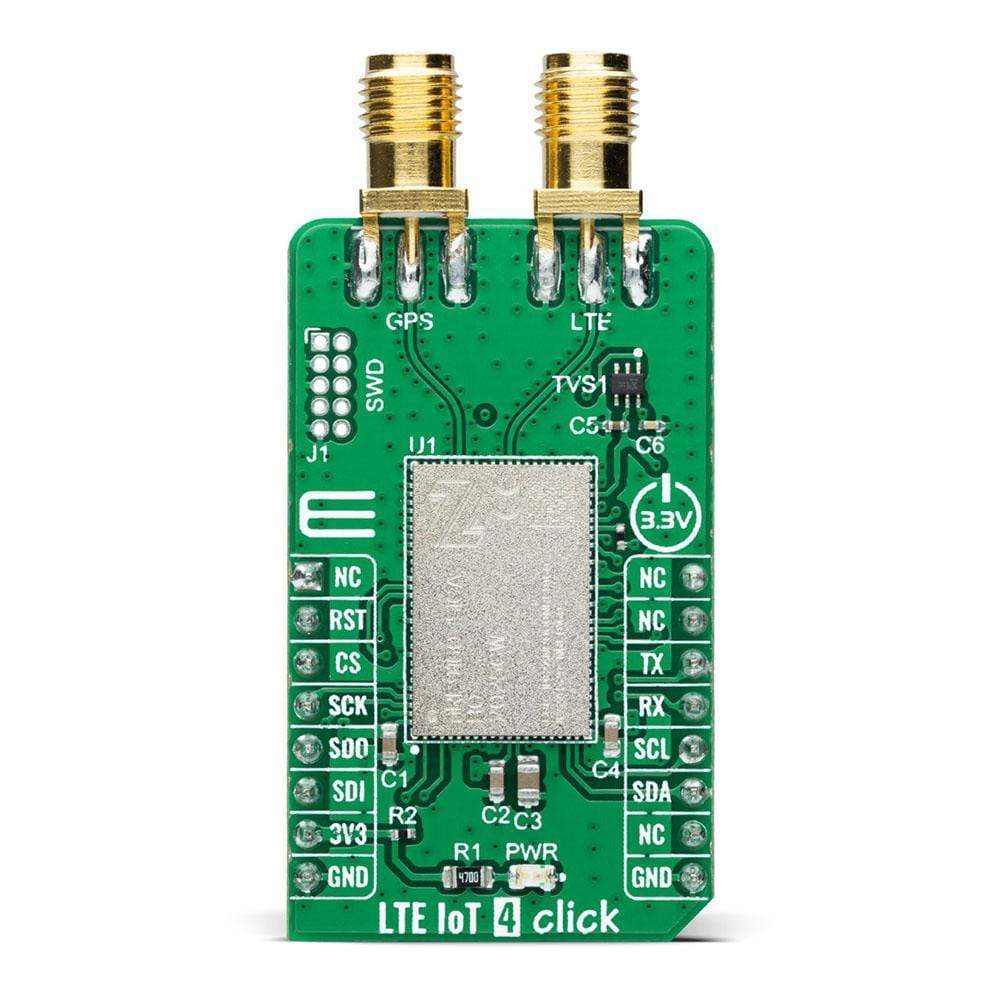 Mikroelektronika d.o.o. MIKROE-4477 LTE IoT 4 Click Board - The Debug Store UK