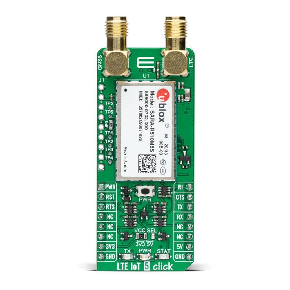 Mikroelektronika d.o.o. MIKROE-4325 LTE IoT 5 Click Board - The Debug Store UK
