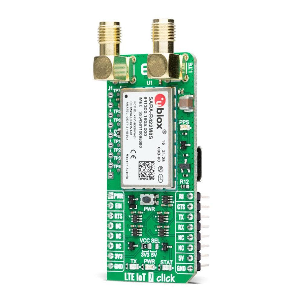 Mikroelektronika d.o.o. MIKROE-5290 LTE IoT 7 Click Board - The Debug Store UK