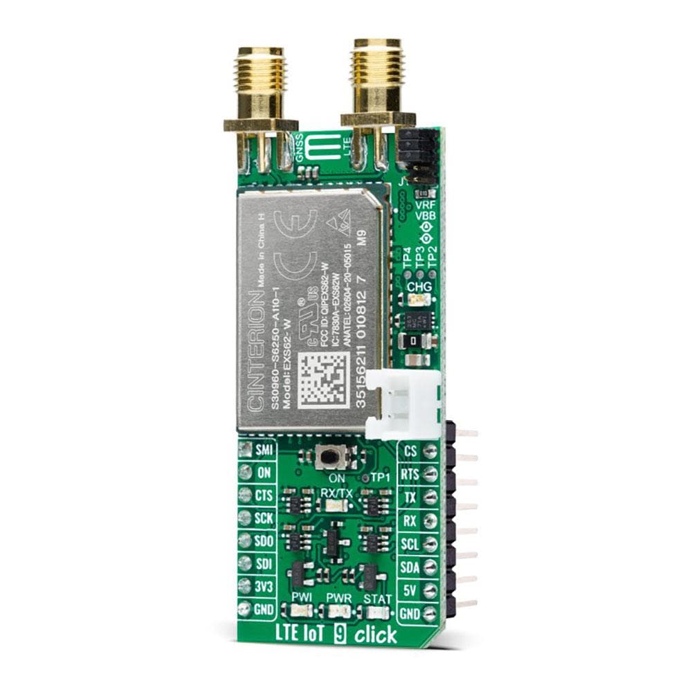 Mikroelektronika d.o.o. MIKROE-4465 LTE IoT 9 Click Board - The Debug Store UK