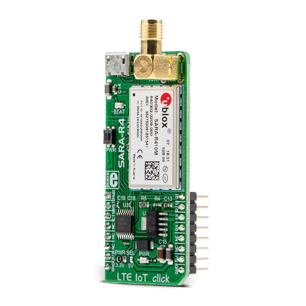 Mikroelektronika d.o.o. MIKROE-3072 LTE IoT Click Board - The Debug Store UK