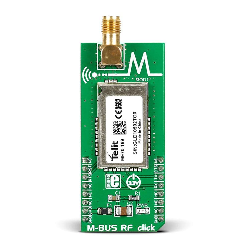 Mikroelektronika d.o.o. MIKROE-2048 M-Bus RF Click Board - The Debug Store UK