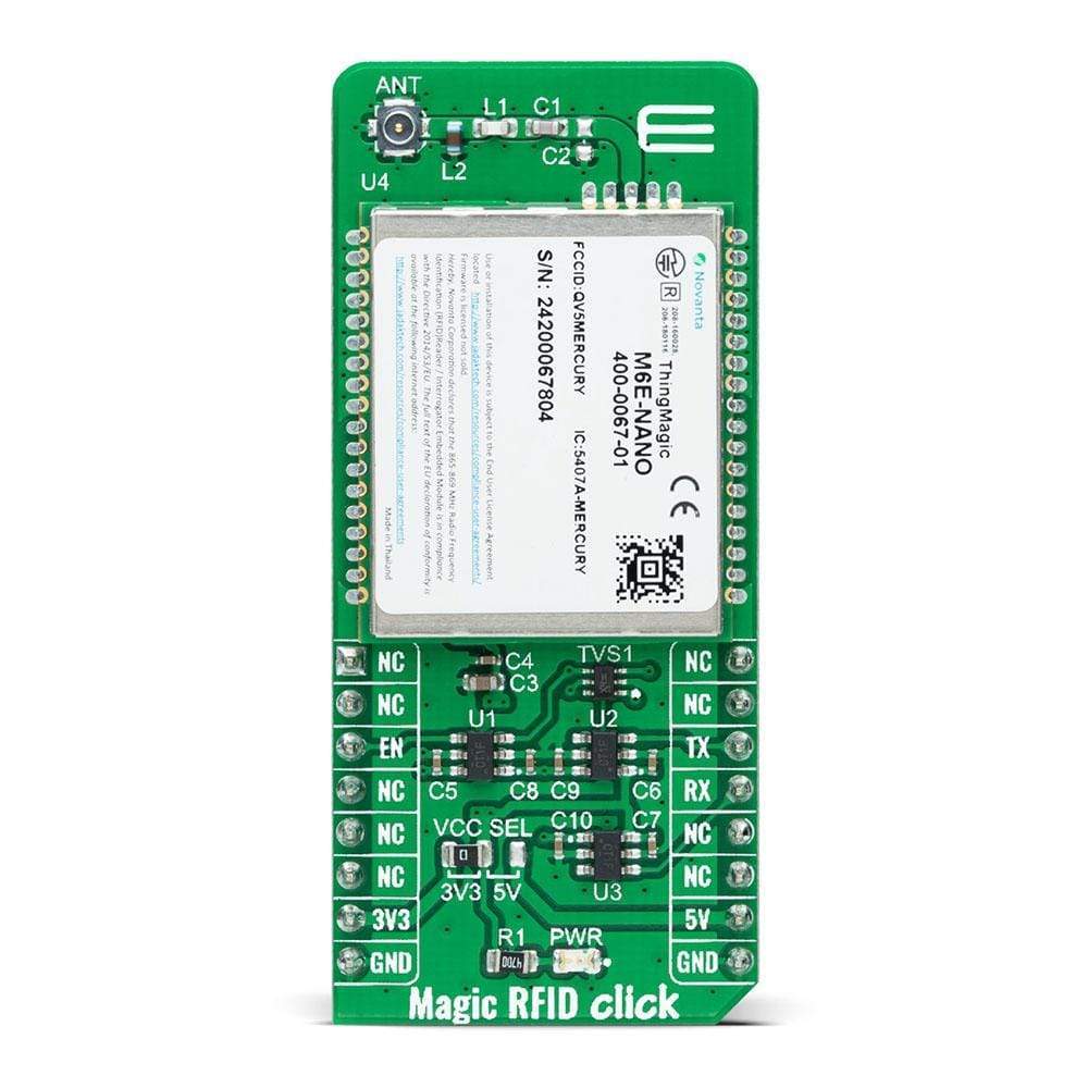 Mikroelektronika d.o.o. MIKROE-4425 Magic RFID Click Board - The Debug Store UK