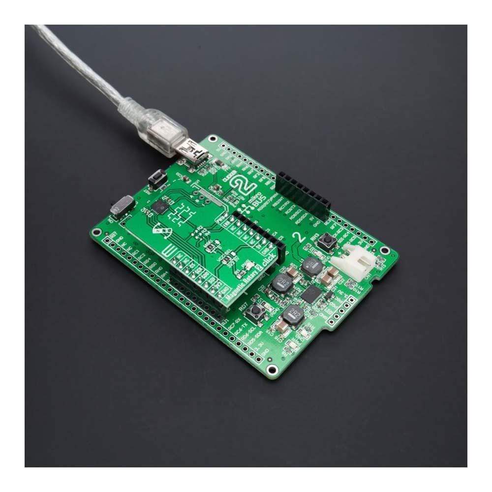 Mikroelektronika d.o.o. MIKROE-4952 Magnetic Rotary 2 Click Board - The Debug Store UK