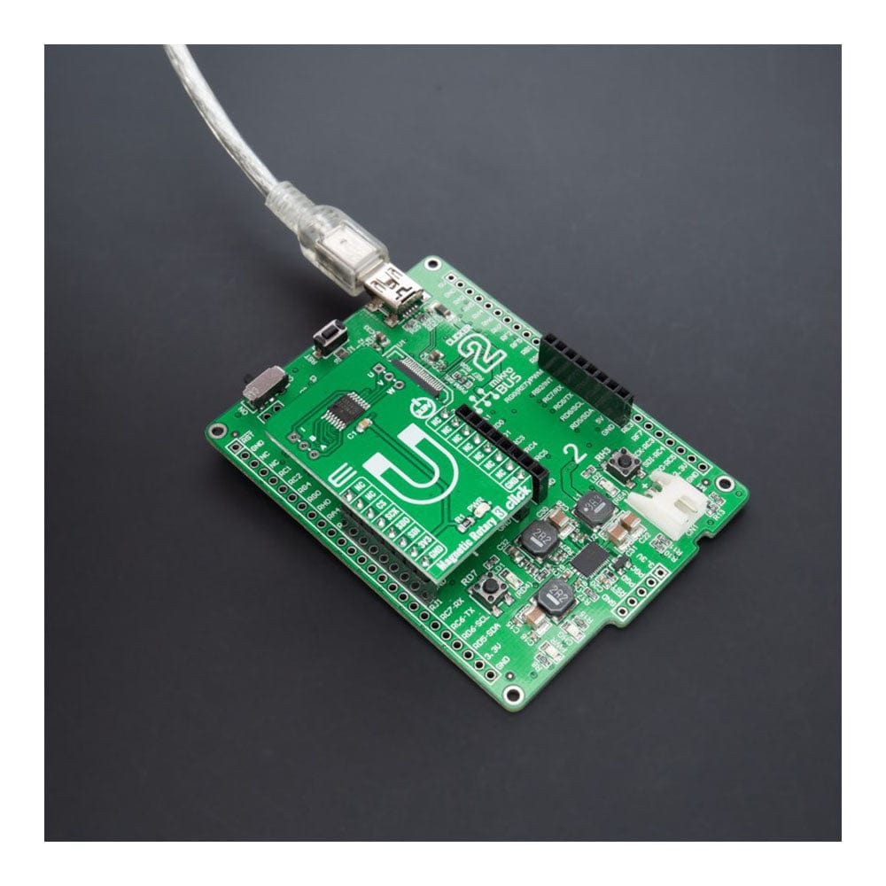 Mikroelektronika d.o.o. MIKROE-5203 Magnetic Rotary 3 Click Board - The Debug Store UK