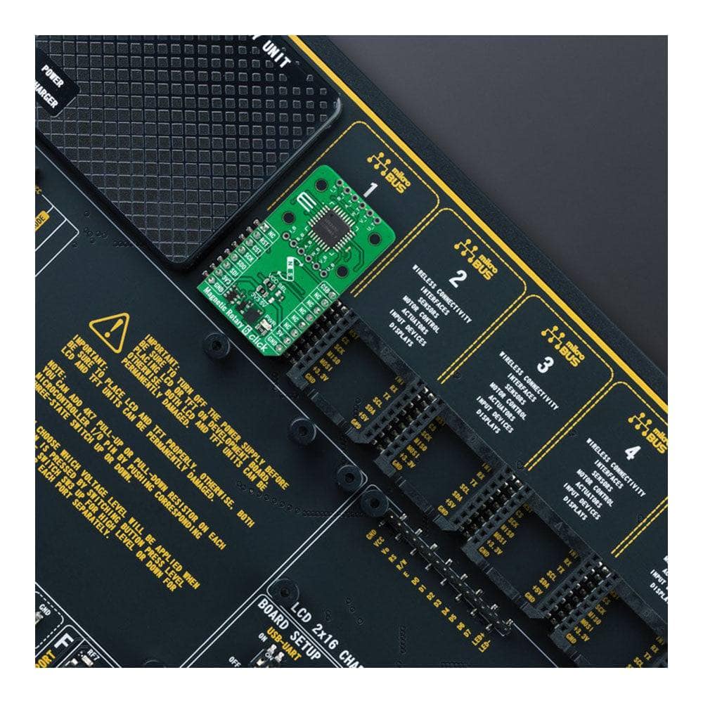 Mikroelektronika d.o.o. MIKROE-5585 Magnetic Rotary 6 Click Board - The Debug Store UK