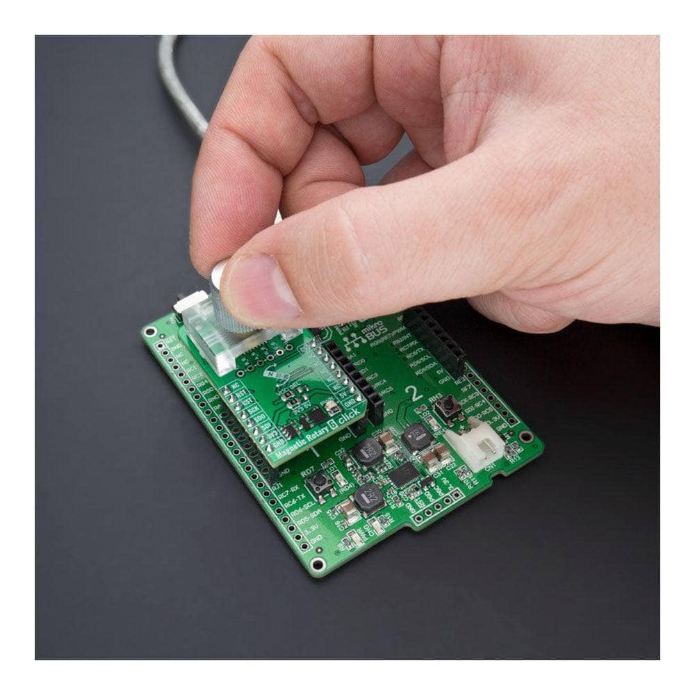 Mikroelektronika d.o.o. MIKROE-5585 Magnetic Rotary 6 Click Board - The Debug Store UK