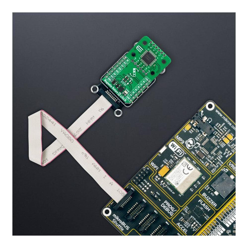 Mikroelektronika d.o.o. MIKROE-5585 Magnetic Rotary 6 Click Board - The Debug Store UK