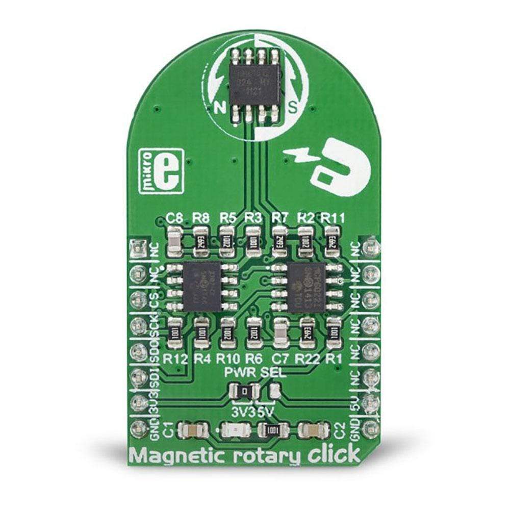 Mikroelektronika d.o.o. MIKROE-3275 Magnetic Rotary Click Board - The Debug Store UK