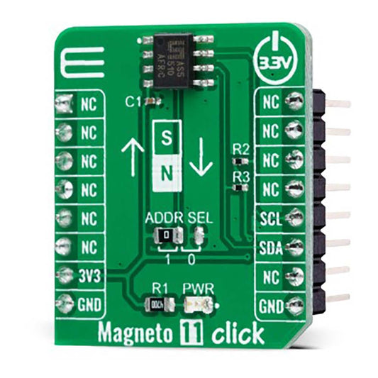 Mikroelektronika d.o.o. MIKROE-5067 Magneto 11 Click Board - The Debug Store UK