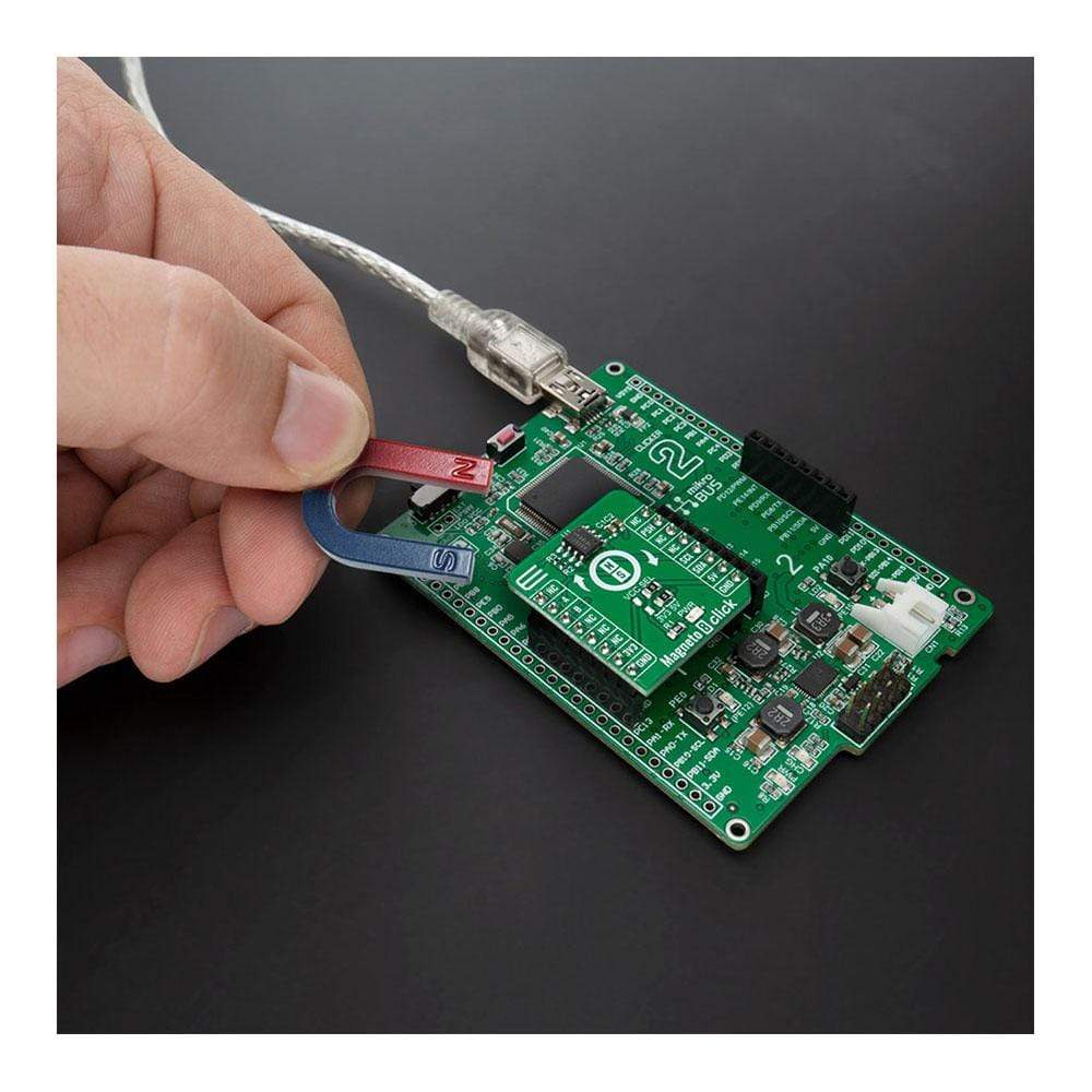 Mikroelektronika d.o.o. MIKROE-4204 Magneto 8 Click Board - The Debug Store UK