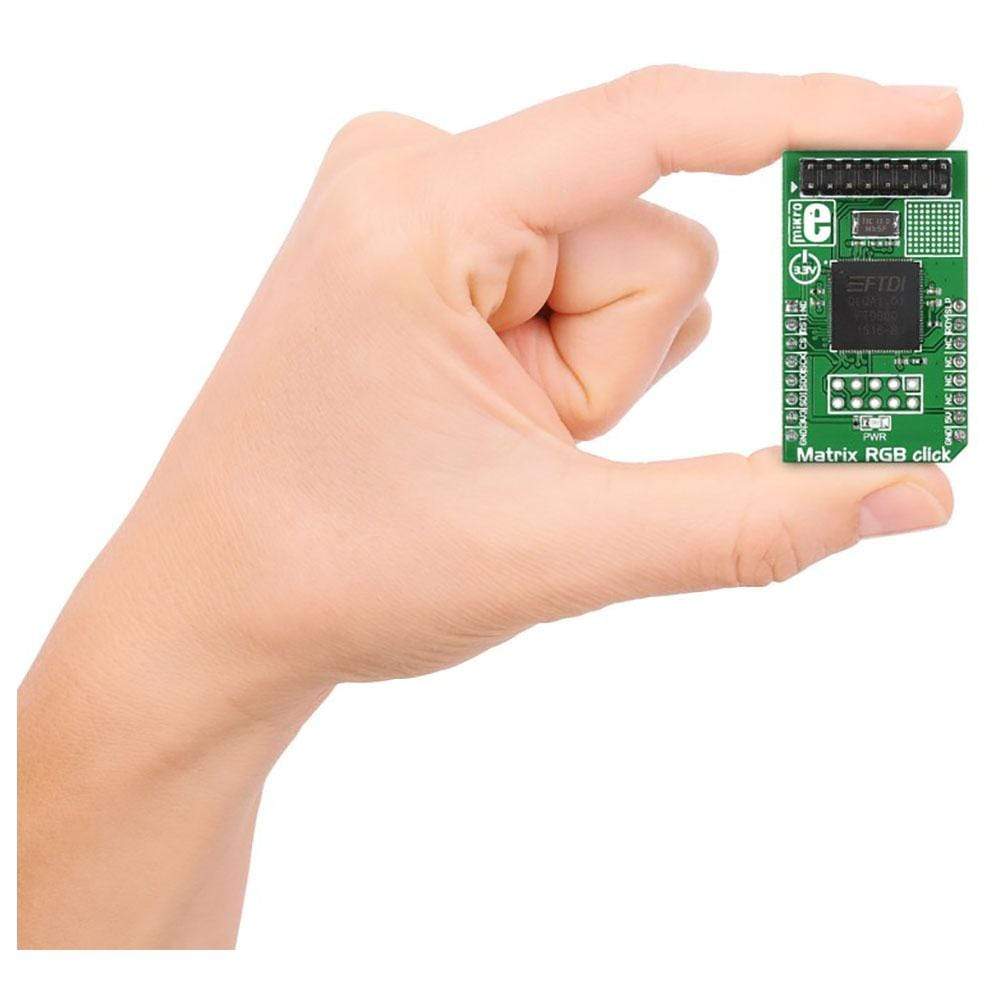 Mikroelektronika d.o.o. MIKROE-2239 Matrix RGB Click Board - The Debug Store UK