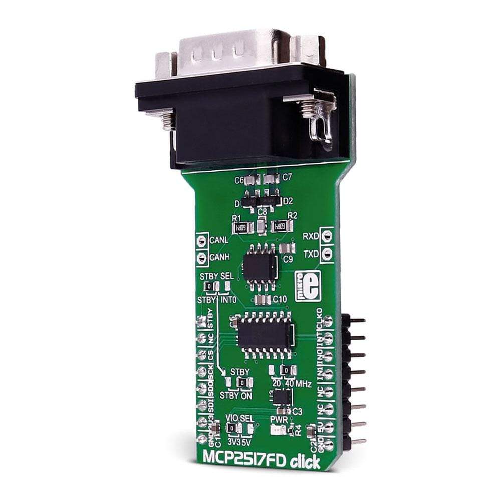 Mikroelektronika d.o.o. MIKROE-2379 MCP2517FD Click Board - The Debug Store UK