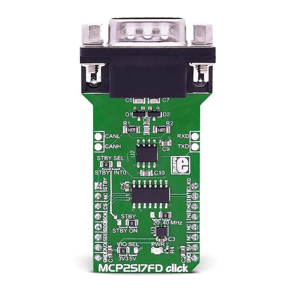 Mikroelektronika d.o.o. MIKROE-2379 MCP2517FD Click Board - The Debug Store UK