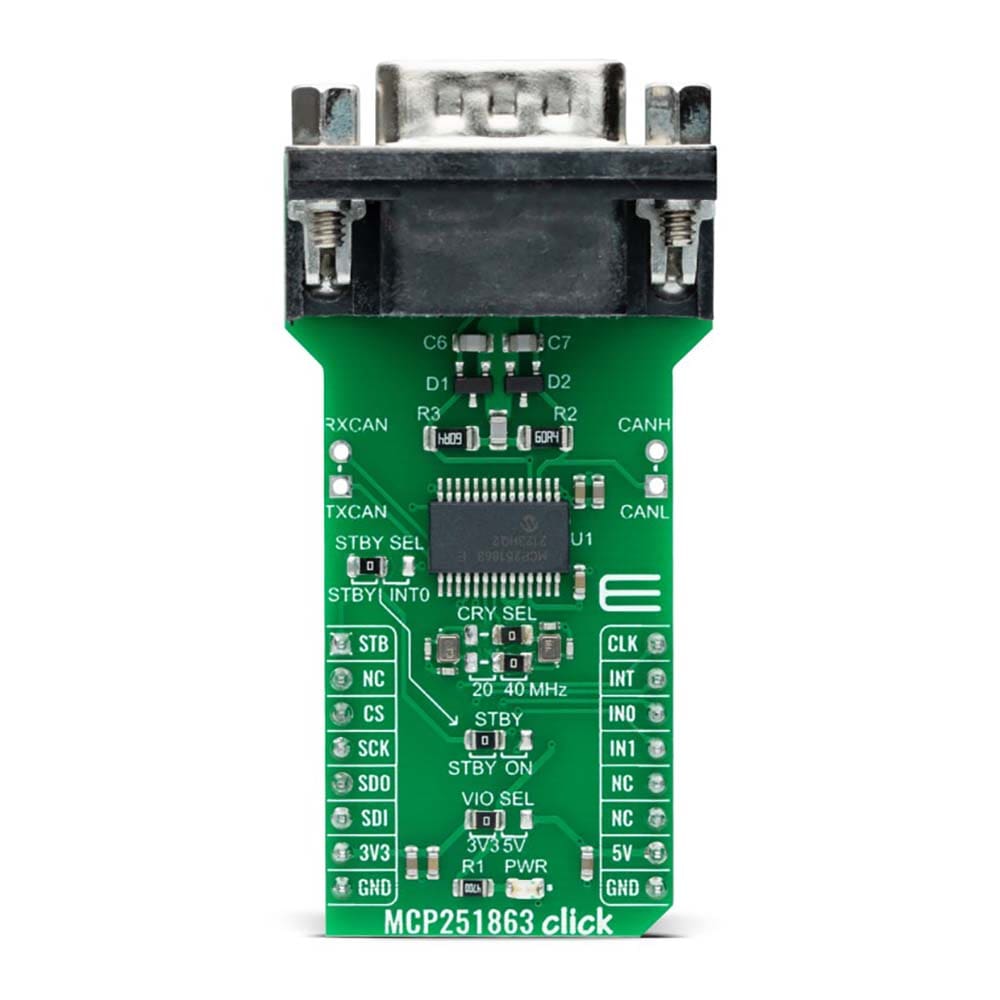 Mikroelektronika d.o.o. MIKROE-4955 MCP251863 Click Board - The Debug Store UK
