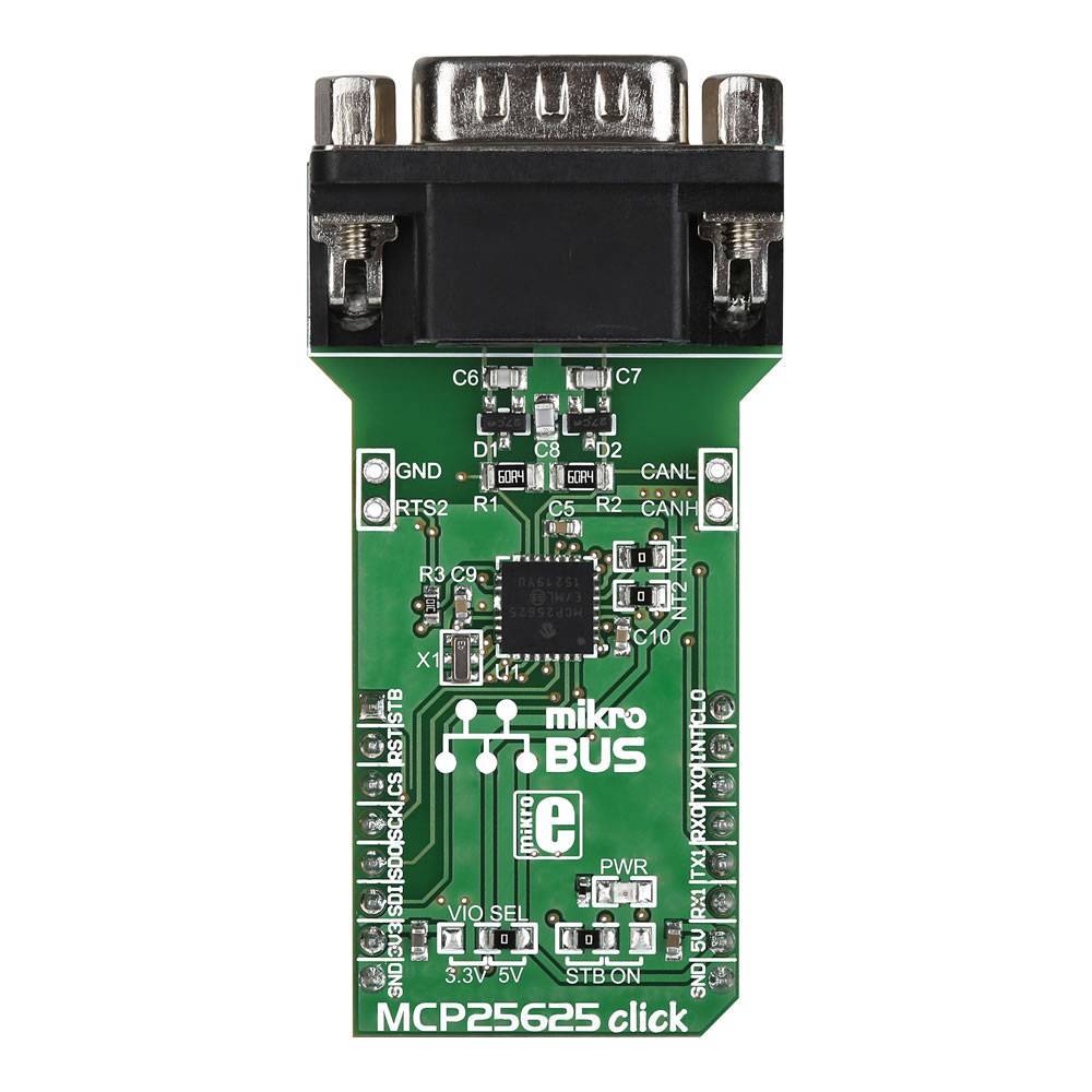 Mikroelektronika d.o.o. MIKROE-2228 MCP25625 Click Board - The Debug Store UK