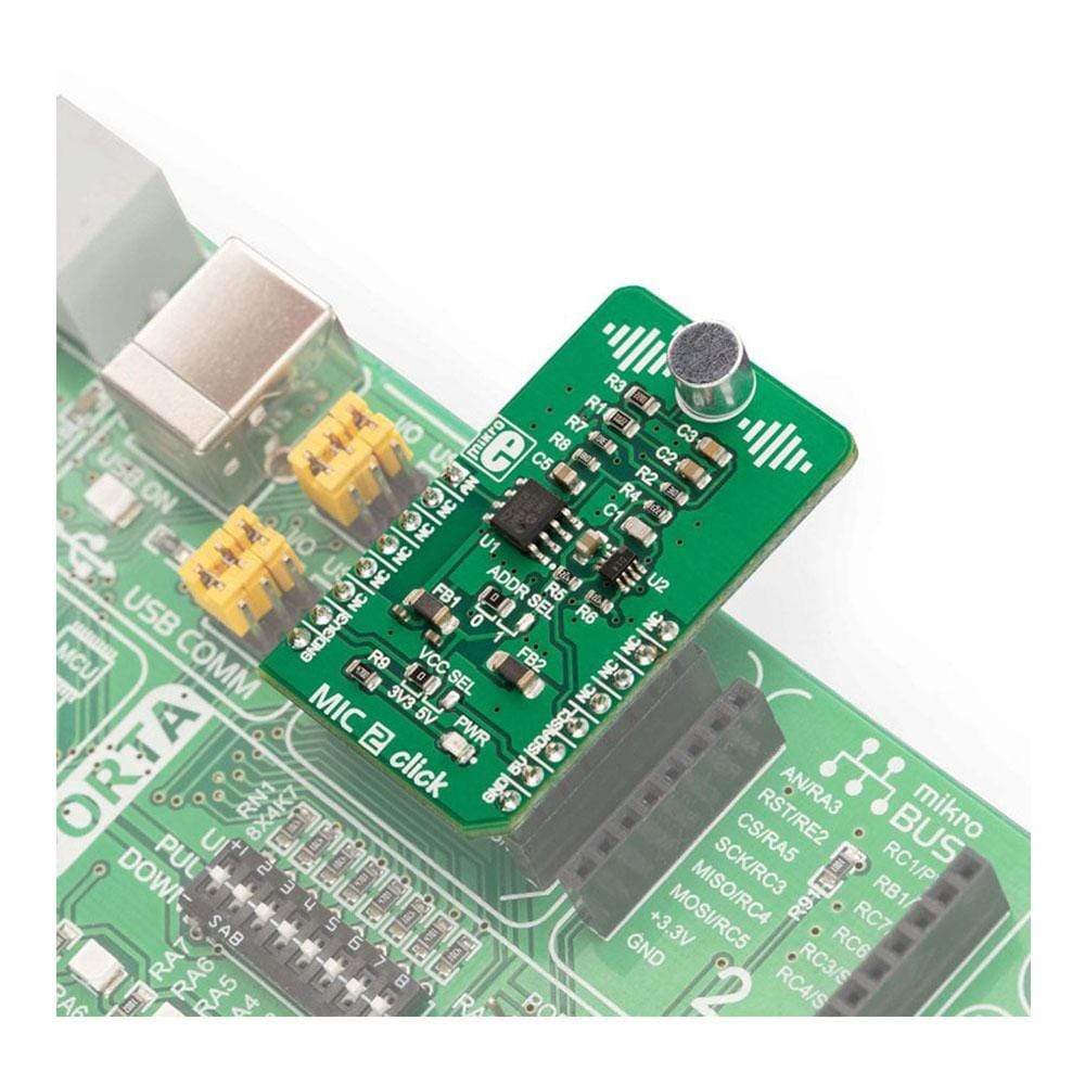 Mikroelektronika d.o.o. MIKROE-3445 MIC 2 Click Board - The Debug Store UK