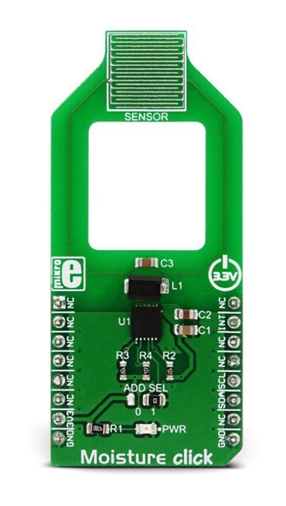 Mikroelektronika d.o.o. MIKROE-3084 Moisture Click Board - The Debug Store UK