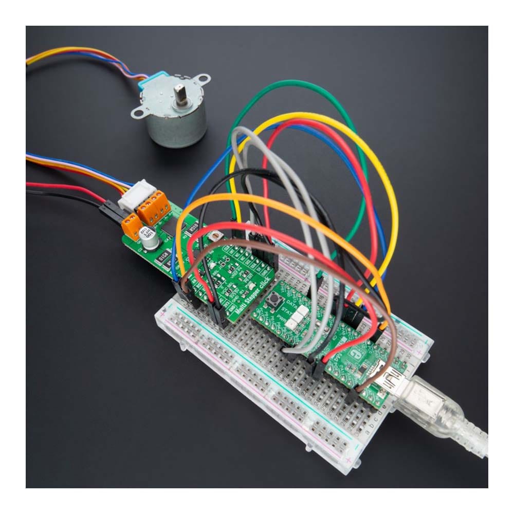 Mikroelektronika d.o.o. MIKROE-5044 Multi Stepper TB67S101 Click Board - The Debug Store UK