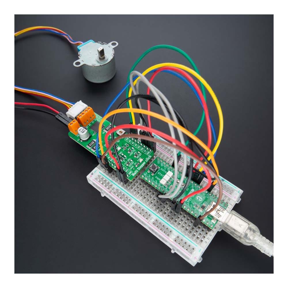 Mikroelektronika d.o.o. MIKROE-5043 Multi Stepper TB67S102 Click Board - The Debug Store UK