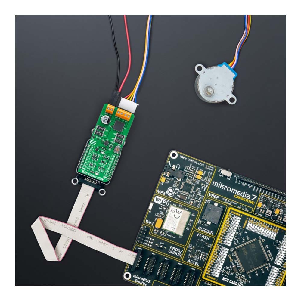 Mikroelektronika d.o.o. MIKROE-5043 Multi Stepper TB67S102 Click Board - The Debug Store UK