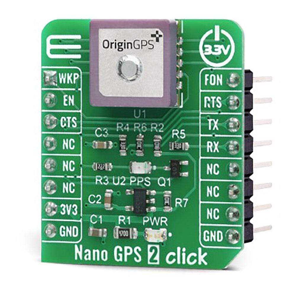 Mikroelektronika d.o.o. MIKROE-4150 Nano GPS 2 Click Board - The Debug Store UK