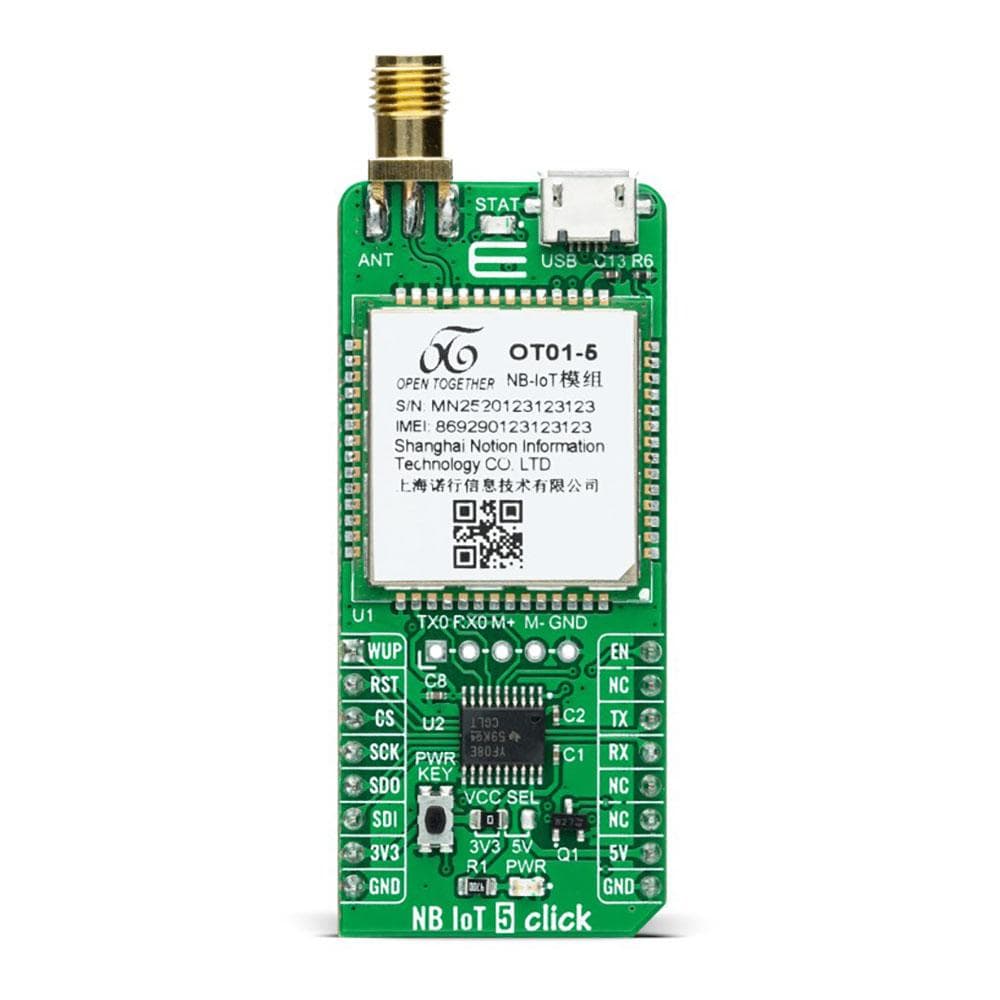 Mikroelektronika d.o.o. MIKROE-4472 NB IoT 5 Click Board - The Debug Store UK