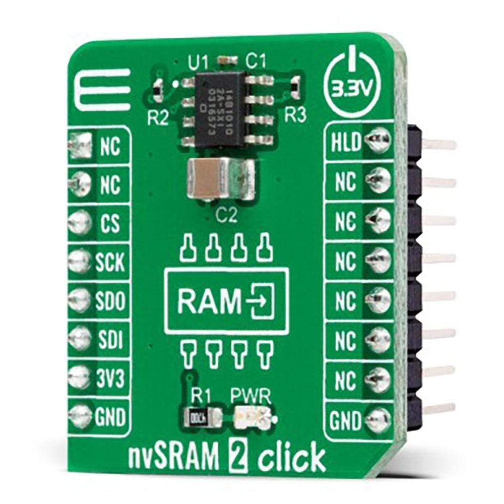 Mikroelektronika d.o.o. MIKROE-4423 nvSRAM 2 Click Board - The Debug Store UK