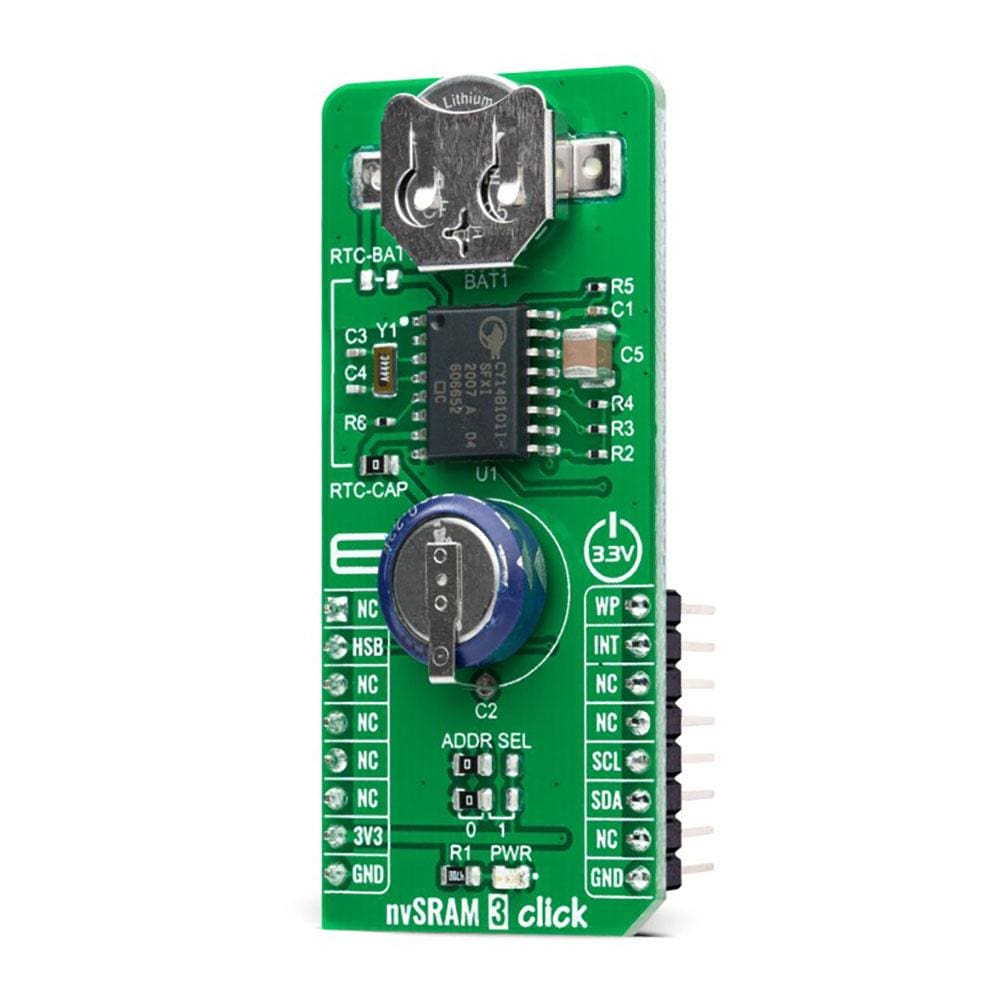 Mikroelektronika d.o.o. MIKROE-4497 nvSRAM 3 Click Board - The Debug Store UK