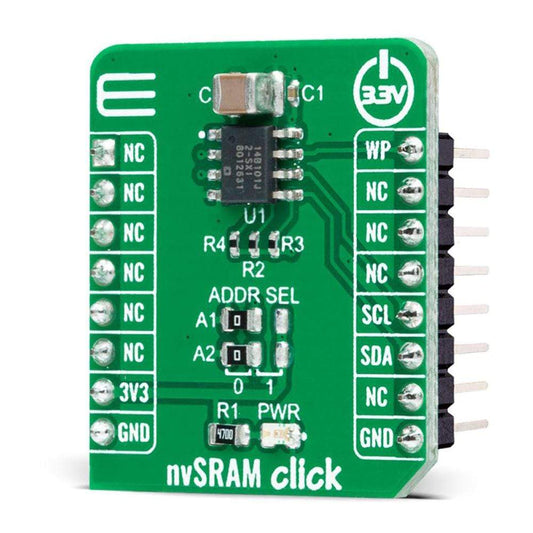 Mikroelektronika d.o.o. MIKROE-4441 nvSRAM Click Board - The Debug Store UK