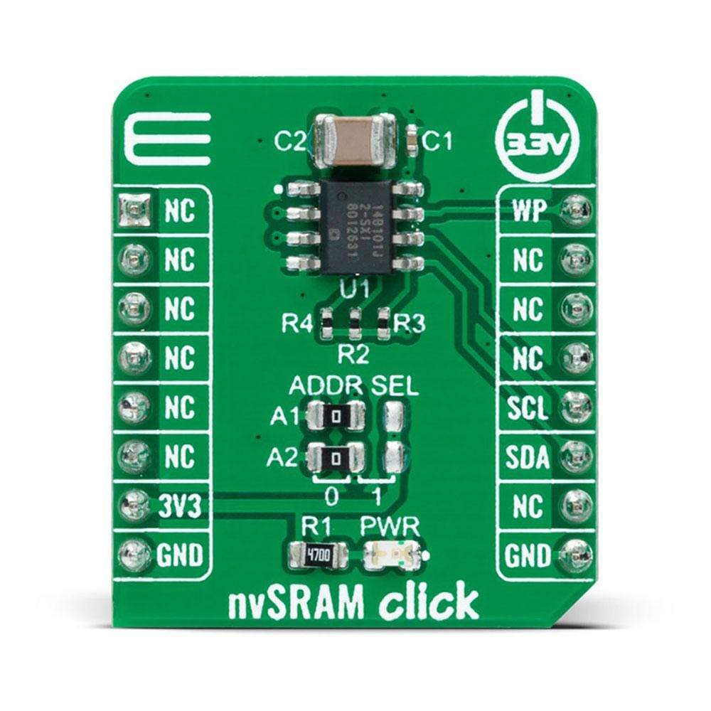 Mikroelektronika d.o.o. MIKROE-4441 nvSRAM Click Board - The Debug Store UK