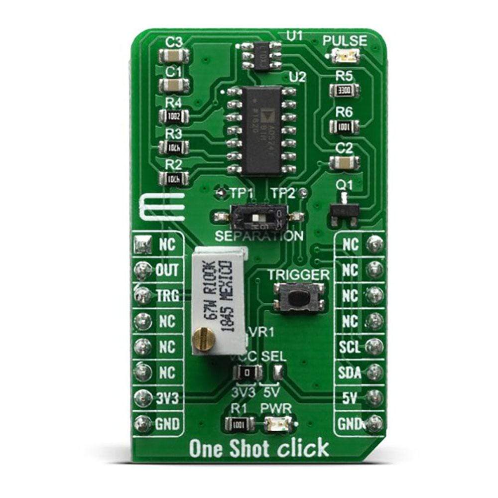 Mikroelektronika d.o.o. MIKROE-3877 One Shot Click Board - The Debug Store UK