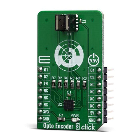 Mikroelektronika d.o.o. MIKROE-3710 Opto Encoder 3 Click Board - The Debug Store UK