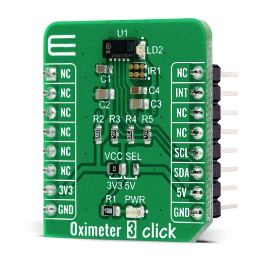 Mikroelektronika d.o.o. MIKROE-4267 Oximeter 3 Click Board - The Debug Store UK