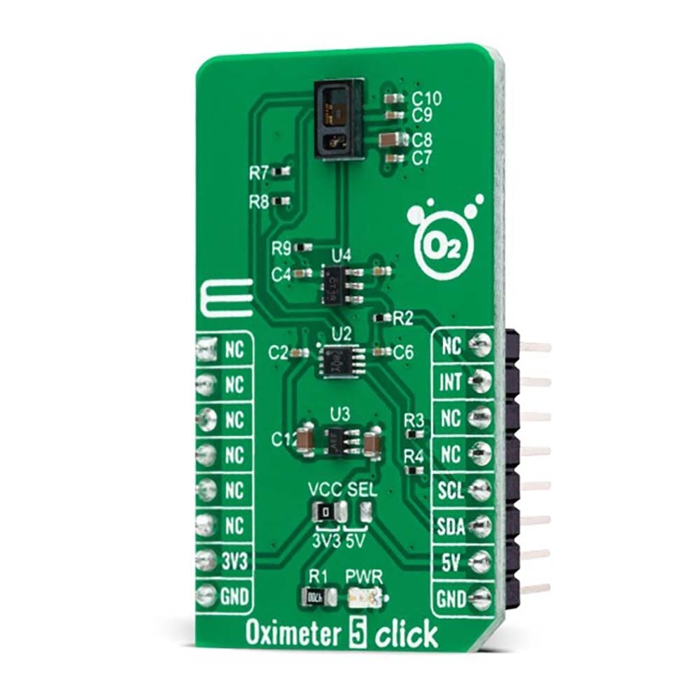 Mikroelektronika d.o.o. MIKROE-4986 Oximeter 5 Click Board - The Debug Store UK