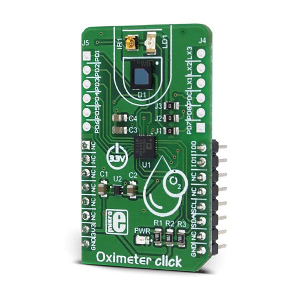 Mikroelektronika d.o.o. MIKROE-3102 Oximeter Click Board - The Debug Store UK