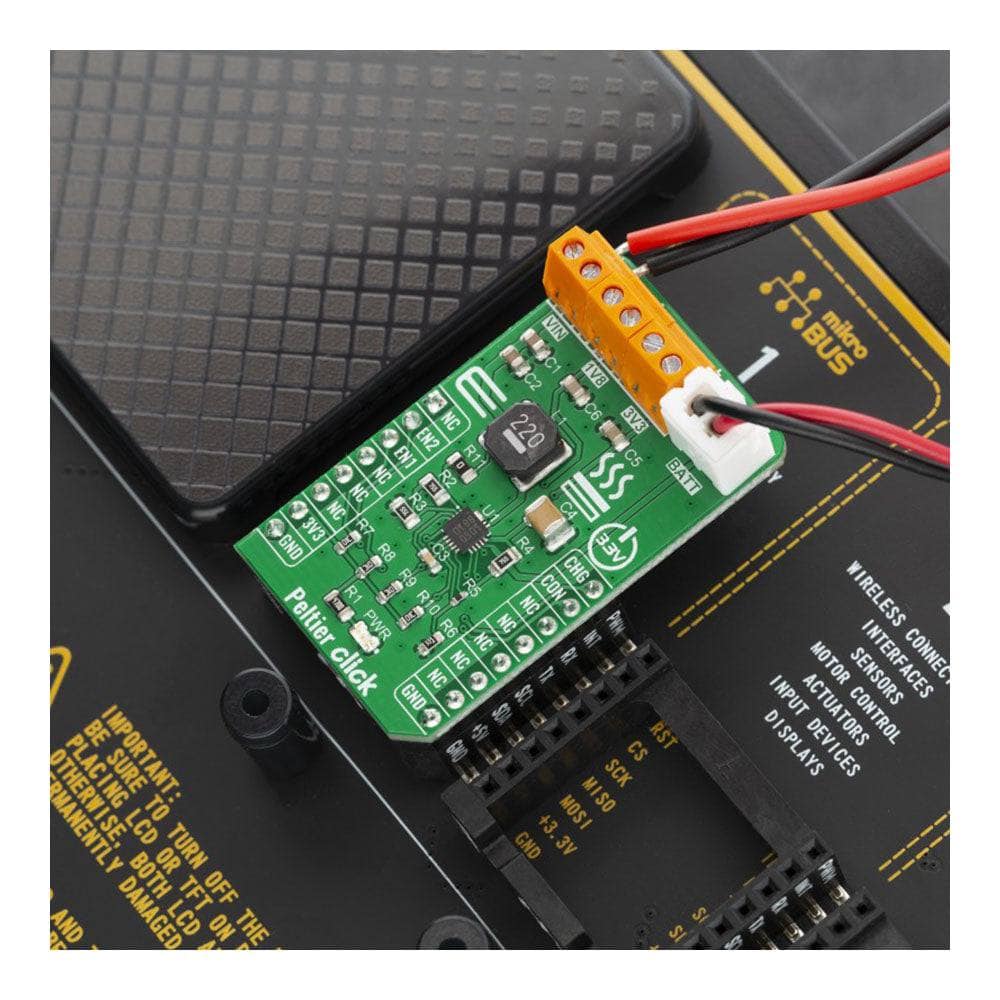 Mikroelektronika d.o.o. MIKROE-3814 Peltier Click Board - The Debug Store UK