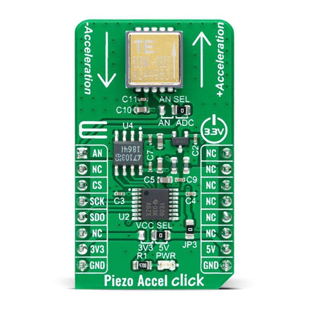 Mikroelektronika d.o.o. MIKROE-4559 Piezzo Accel Click Board - The Debug Store UK