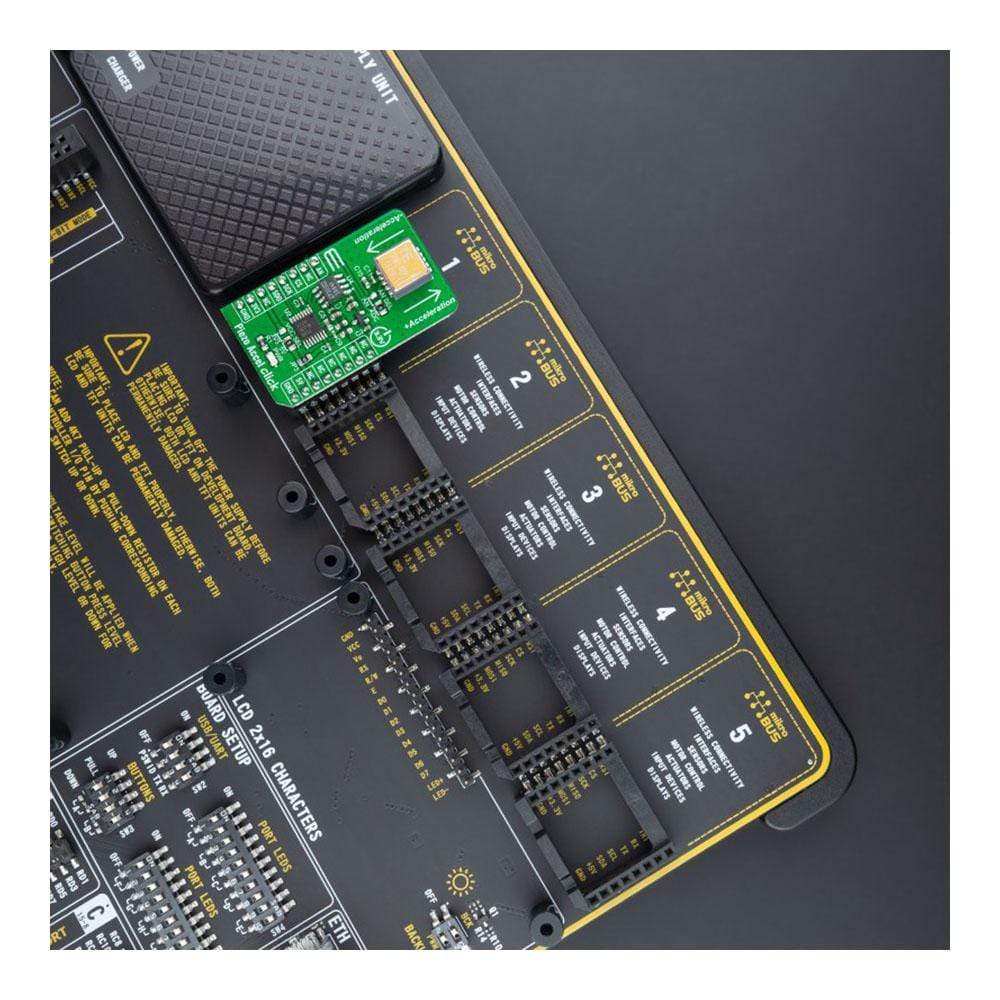 Mikroelektronika d.o.o. MIKROE-4559 Piezzo Accel Click Board - The Debug Store UK