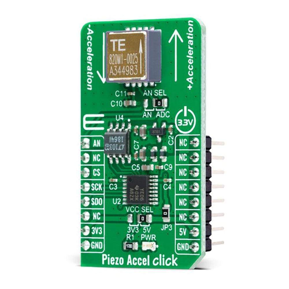Mikroelektronika d.o.o. MIKROE-4559 Piezzo Accel Click Board - The Debug Store UK