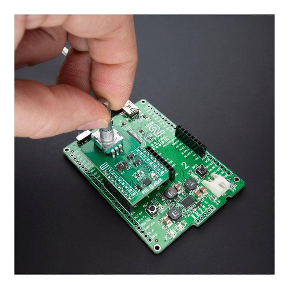 Mikroelektronika d.o.o. MIKROE-5454 POT 4 Click Board - The Debug Store UK