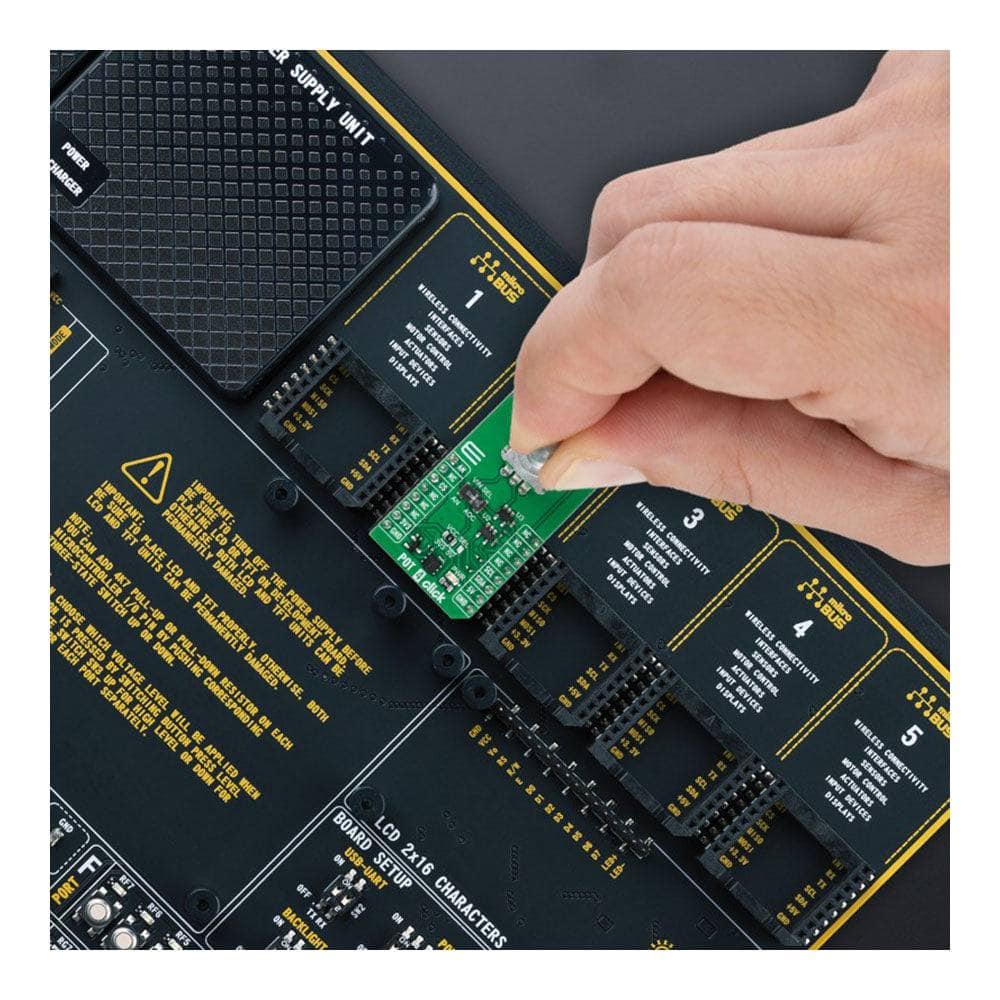 Mikroelektronika d.o.o. MIKROE-5454 POT 4 Click Board - The Debug Store UK