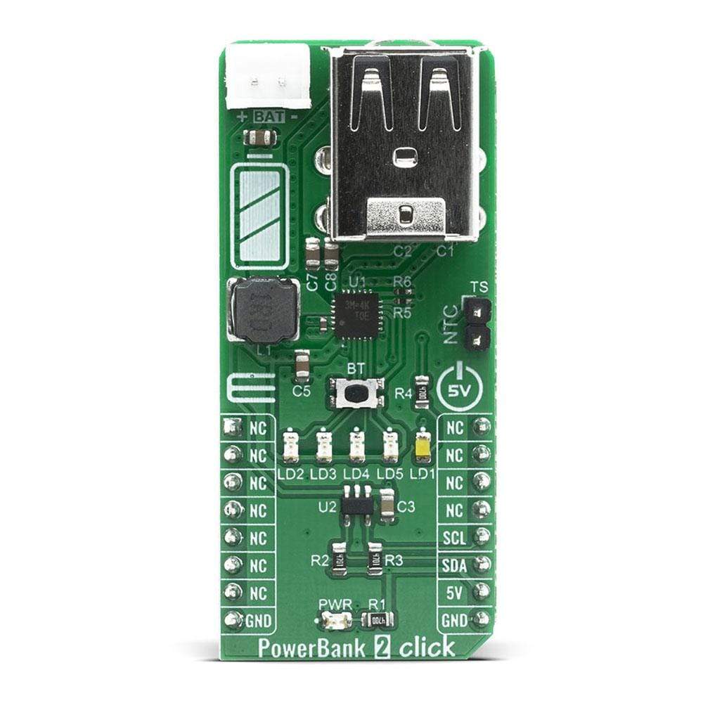 Mikroelektronika d.o.o. MIKROE-4116 PowerBank 2 Click Board - The Debug Store UK