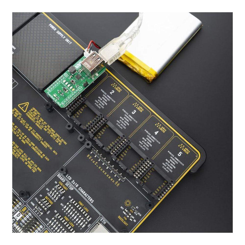 Mikroelektronika d.o.o. MIKROE-4116 PowerBank 2 Click Board - The Debug Store UK